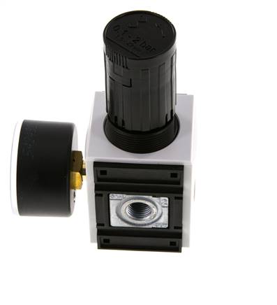 Präzisionsdruckregler G1/4'' 2000l/min 0.1-2.0bar/1-29psi PA Futura 1