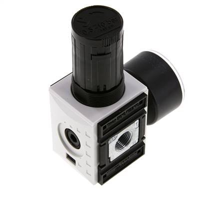 Präzisionsdruckregler G3/8'' 2500l/min 0.5-10.0bar/7-145psi PA Futura 1