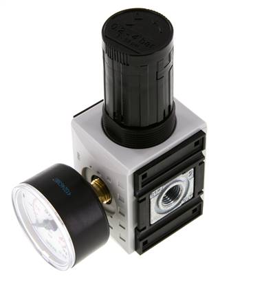 Präzisions-Druckregler G1/4'' 2000l/min 0.2-4.0bar/3-58psi PA Futura 1