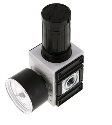 Präzisionsdruckregler G1/4'' 2000l/min 0.1-1.0bar/1-14psi PA Futura 1