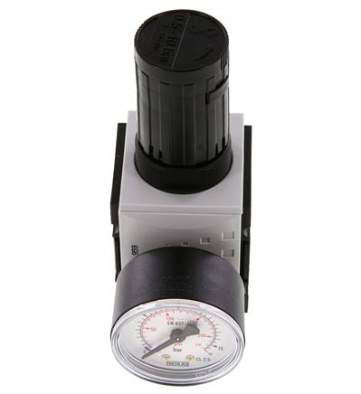 Präzisionsdruckregler G3/8'' 2500l/min 0.5-10.0bar/7-145psi PA Futura 1