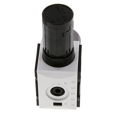 Präzisionsdruckregler G1/4'' 2000l/min 0.1-1.0bar/1-14psi PA Futura 1