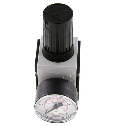 Druckregler G1/4'' 2000l/min 0.1-2.0bar/1-29psi PA Futura 1