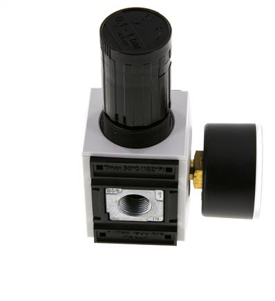 Druckregler G3/8'' 2500l/min 0,1-1,0bar/1-14psi Futura 1