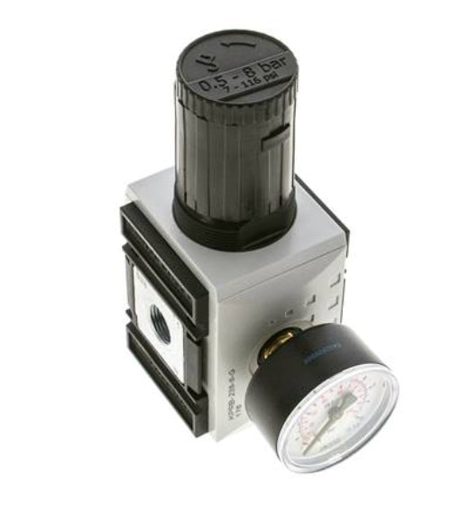 Präzisionsdruckregler für Sammelstückmontage G3/8'' 4500l/min 0.5-8.0bar/7-116psi PA Futura 2
