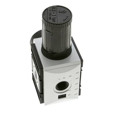Präzisionsdruckregler für Sammelstückmontage G3/8'' 4500l/min 0.1-1.0bar/1-14psi PA Futura 2
