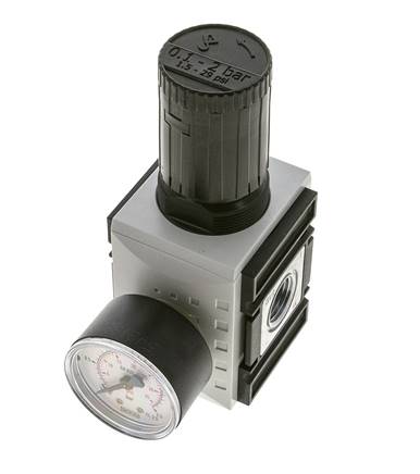 Präzisionsdruckregler für Sammelstückmontage G1/2''&3/8'' 5200l/min 0.1-2.0bar/1-29psi PA Futura 2