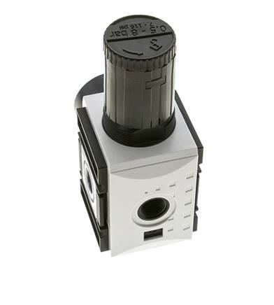 Präzisionsdruckregler für Sammelstückmontage G3/8'' 4500l/min 0.5-8.0bar/7-116psi PA Futura 2