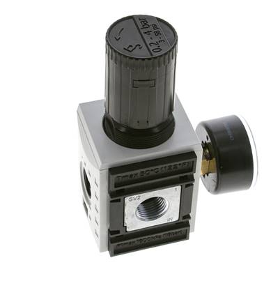 Präzisionsdruckregler für Sammelstückmontage G1/2''&3/8'' 5200l/min 0.2-4.0bar/3-58psi PA Futura 2