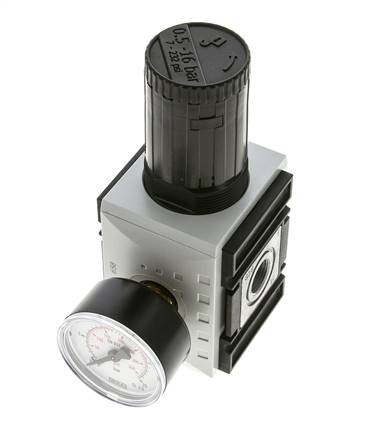 Präzisionsdruckregler für Sammelstückmontage G3/8'' 4500l/min 0.5-16.0bar/7-232psi PA Futura 2