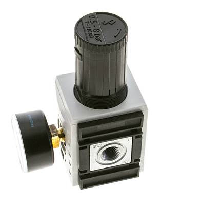 Präzisionsdruckregler für Sammelstückmontage G3/8'' 4500l/min 0.5-8.0bar/7-116psi PA Futura 2