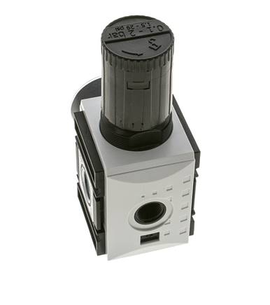 Präzisionsdruckregler für Sammelstückmontage G1/2''&3/8'' 5200l/min 0.1-2.0bar/1-29psi PA Futura 2