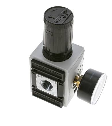 Präzisionsdruckregler für Sammelstückmontage G1/2''&3/8'' 5200l/min 0.2-4.0bar/3-58psi PA Futura 2