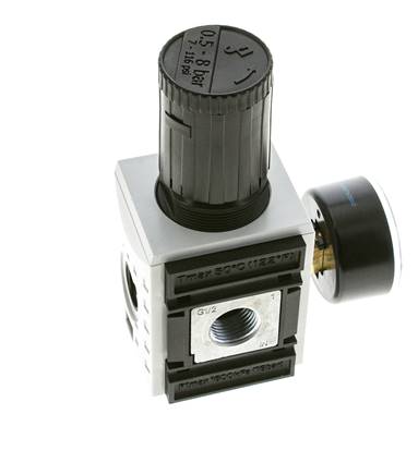 Präzisionsdruckregler für Sammelstückmontage G1/2''&3/8'' 5200l/min 0.5-8.0bar/7-116psi PA Futura 2