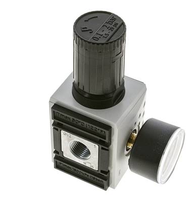 Präzisionsdruckregler für Sammelstückmontage G1/2''&3/8'' 5200l/min 0.1-2.0bar/1-29psi PA Futura 2