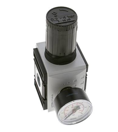 Präzisionsdruckregler für Sammelstückmontage G1/2''&3/8'' 5200l/min 0.2-4.0bar/3-58psi PA Futura 2