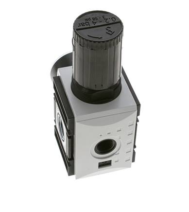 Präzisionsdruckregler für Sammelstückmontage G1/2''&3/8'' 5200l/min 0.2-4.0bar/3-58psi PA Futura 2