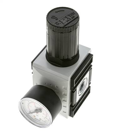 Präzisionsdruckregler für Sammelstückmontage G3/8'' 4500l/min 0.1-1.0bar/1-14psi PA Futura 2