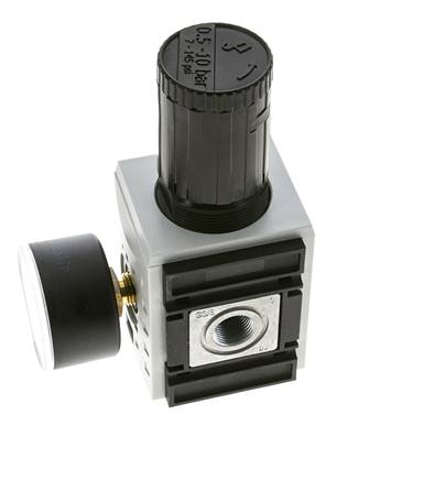 Präzisionsdruckregler für Sammelstückmontage G3/8'' 4500l/min 0.5-10.0bar/7-145psi PA Futura 2