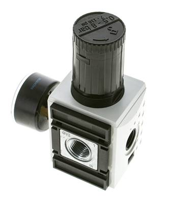 Druckregler für Verteilerblock G1/2'' und 3/8'' 5200l/min 0,5-8,0bar/7-116psi Futura 2