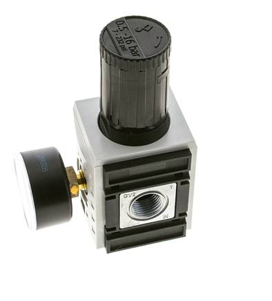 Druckregler für Sammelstückmontage G1/2''&3/8'' 5200l/min 0.5-16.0bar/7-232psi PA Futura 2