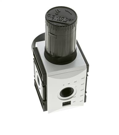 Druckregler für Sammelstückmontage G3/8'' 4500l/min 0.5-10.0bar/7-145psi PA Futura 2