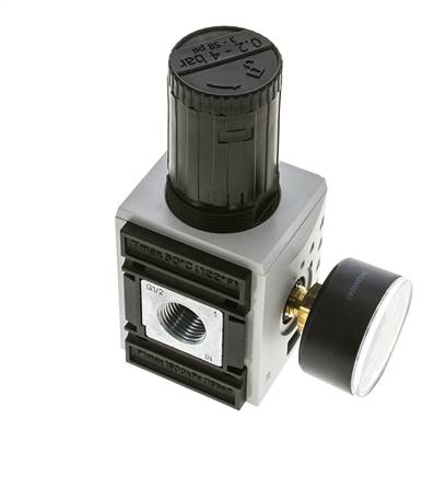Druckregler für Sammelstückmontage G1/2''&3/8'' 5200l/min 0.2-4.0bar/3-58psi PA Futura 2
