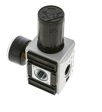 Druckregler für Sammelstückmontage G1/2''&3/8'' 5200l/min 0.2-4.0bar/3-58psi PA Futura 2