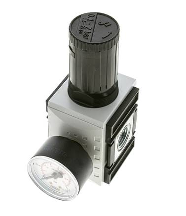 Druckregler für Sammelstückmontage G1/2''&3/8'' 5200l/min 0.1-2.0bar/1-29psi PA Futura 2
