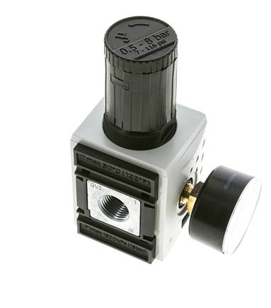 Druckregler für Verteilerblock G1/2'' und 3/8'' 5200l/min 0,5-8,0bar/7-116psi Futura 2