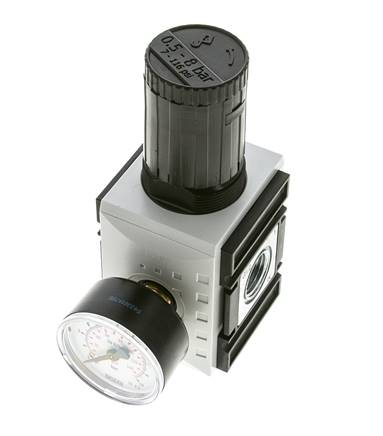 Druckregler für Verteilerblock G1/2'' und 3/8'' 5200l/min 0,5-8,0bar/7-116psi Futura 2