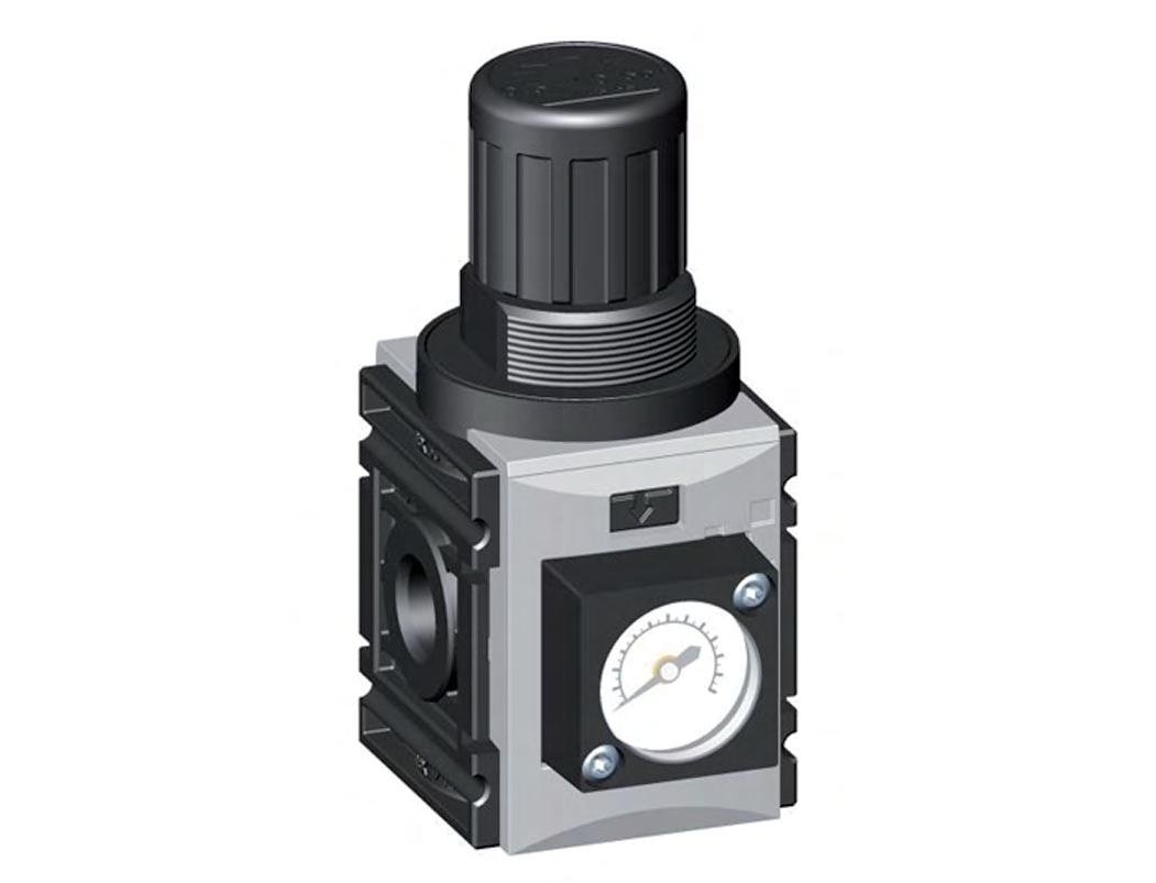 Druckregler für Sammelstückmontage G1/4'' 1000l/min 0.2-4.0bar/3-58psi PA 40 mm Manometer Futura 0