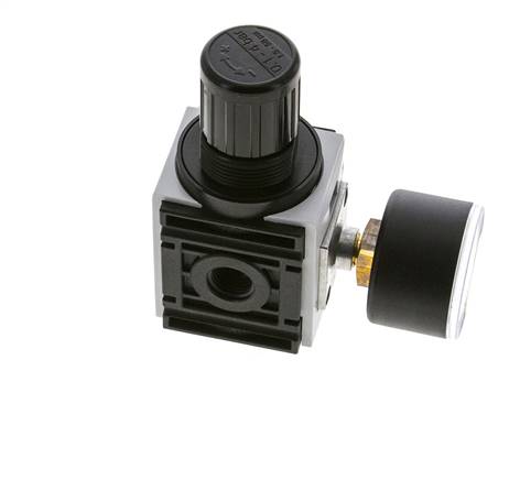 Druckregler für Sammelstückmontage G1/4'' 1000l/min 0.2-4.0bar/3-58psi PA 40 mm Manometer Futura 0