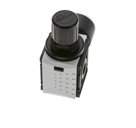 Druckregler für Sammelstückmontage G1/4'' 1000l/min 0.2-4.0bar/3-58psi PA 40 mm Manometer Futura 0