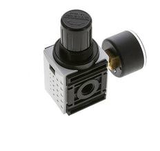Druckregler für Sammelstückmontage G1/4'' 1000l/min 0.2-4.0bar/3-58psi PA 40 mm Manometer Futura 0