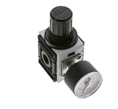 Druckregler für Sammelstückmontage G1/4'' 1000l/min 0.5-8.0bar/7-116psi PA 40 mm Manometer Futura 0