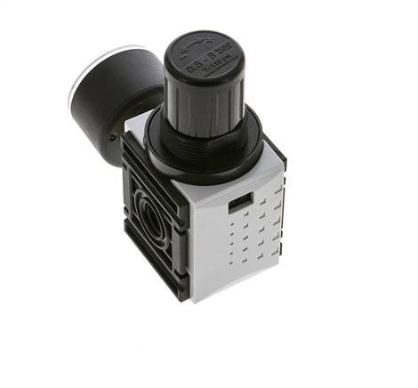 Druckregler für Sammelstückmontage G1/4'' 1000l/min 0.5-8.0bar/7-116psi PA 40 mm Manometer Futura 0