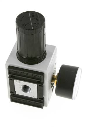 Präzisionsdruckregler G3/8'' 4500l/min 0.1-1.0bar/1-14psi PA Futura 2