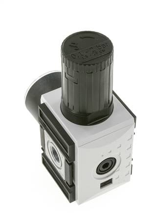 Präzisionsdruckregler G3/8'' 4500l/min 0.1-2.0bar/1-29psi PA Futura 2