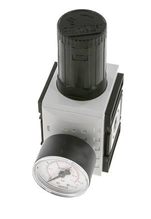Präzisionsdruckregler G3/8'' 4500l/min 0.1-1.0bar/1-14psi PA Futura 2