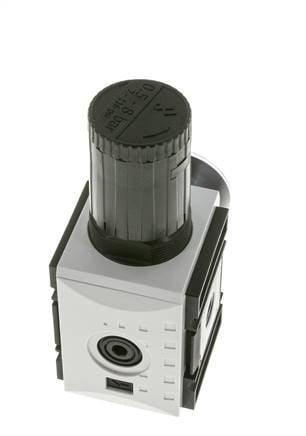 Präzisionsdruckregler G3/8'' 4500l/min 0.5-8.0bar/7-116psi PA Futura 2