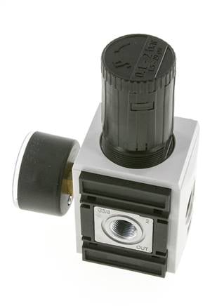 Präzisionsdruckregler G3/8'' 4500l/min 0.1-2.0bar/1-29psi PA Futura 2