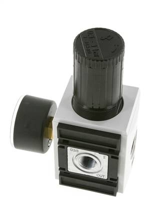 Präzisionsdruckregler G3/8'' 4500l/min 0.1-1.0bar/1-14psi PA Futura 2