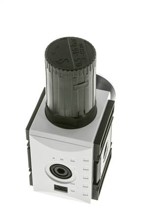 Präzisionsdruckregler G1/2'' 5200l/min 0.5-16.0bar/7-232psi PA Futura 2