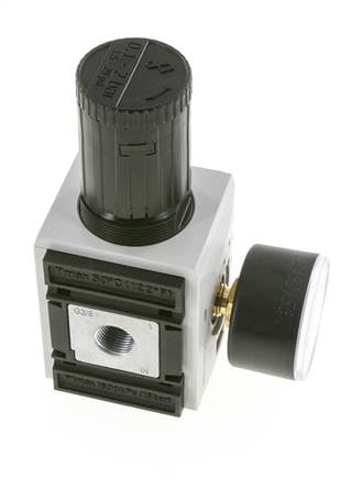 Präzisionsdruckregler G3/8'' 4500l/min 0.1-2.0bar/1-29psi PA Futura 2