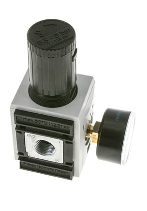 Präzisionsdruckregler G1/2'' 5200l/min 0.5-8.0bar/7-116psi PA Futura 2