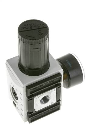 Präzisionsdruckregler G3/8'' 4500l/min 0.5-8.0bar/7-116psi PA Futura 2