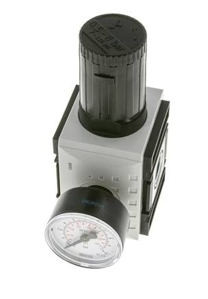 Präzisionsdruckregler G1/2'' 5200l/min 0.5-8.0bar/7-116psi PA Futura 2