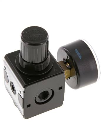 Präzisionsdruckregler G1/4'' 2100l/min 0.2-6.0bar/3-87psi Zinkdruckguss Multifix 1