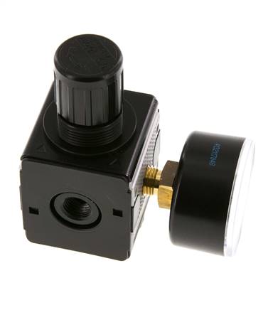 Präzisionsdruckregler G1/4'' 2100l/min 0.5-16.0bar/7-232psi Zinkdruckguss Multifix 1